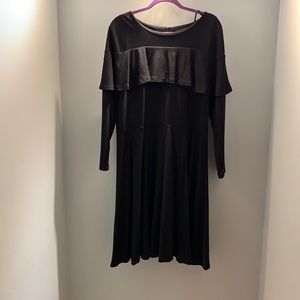 ELOQUII Black Ruffle top dress . Size 16